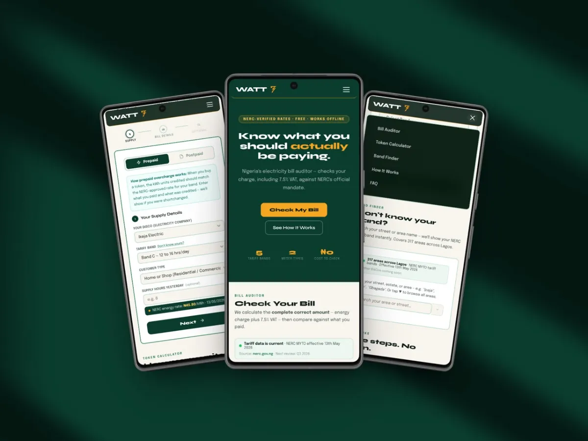 How CheckWatt Is Bringing Consumer Transparency to Nigeria's Electricity Billing
